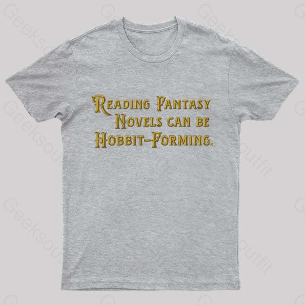 Hobbit Forming Geek T-Shirt Grey / S