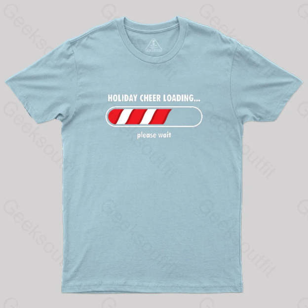 Holidays Loading T-Shirt Light Blue / S