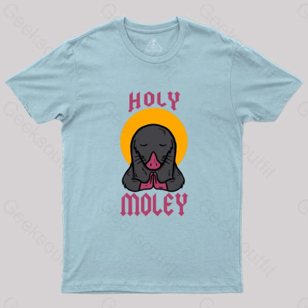 Holy Moley T-Shirt Light Blue / S
