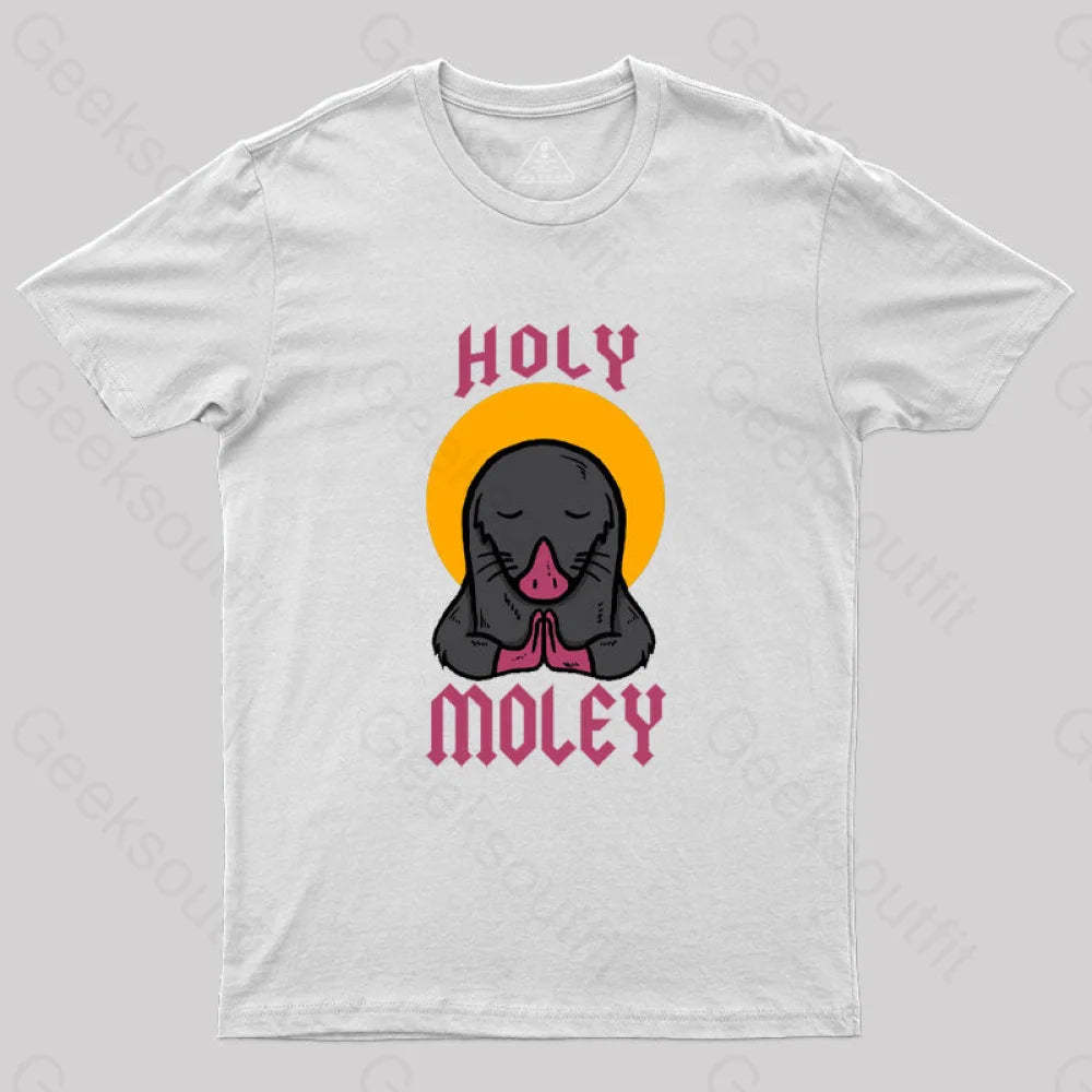Holy Moley T-Shirt White / S