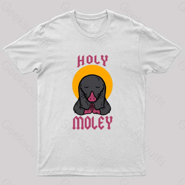 Holy Moley T-Shirt White / S