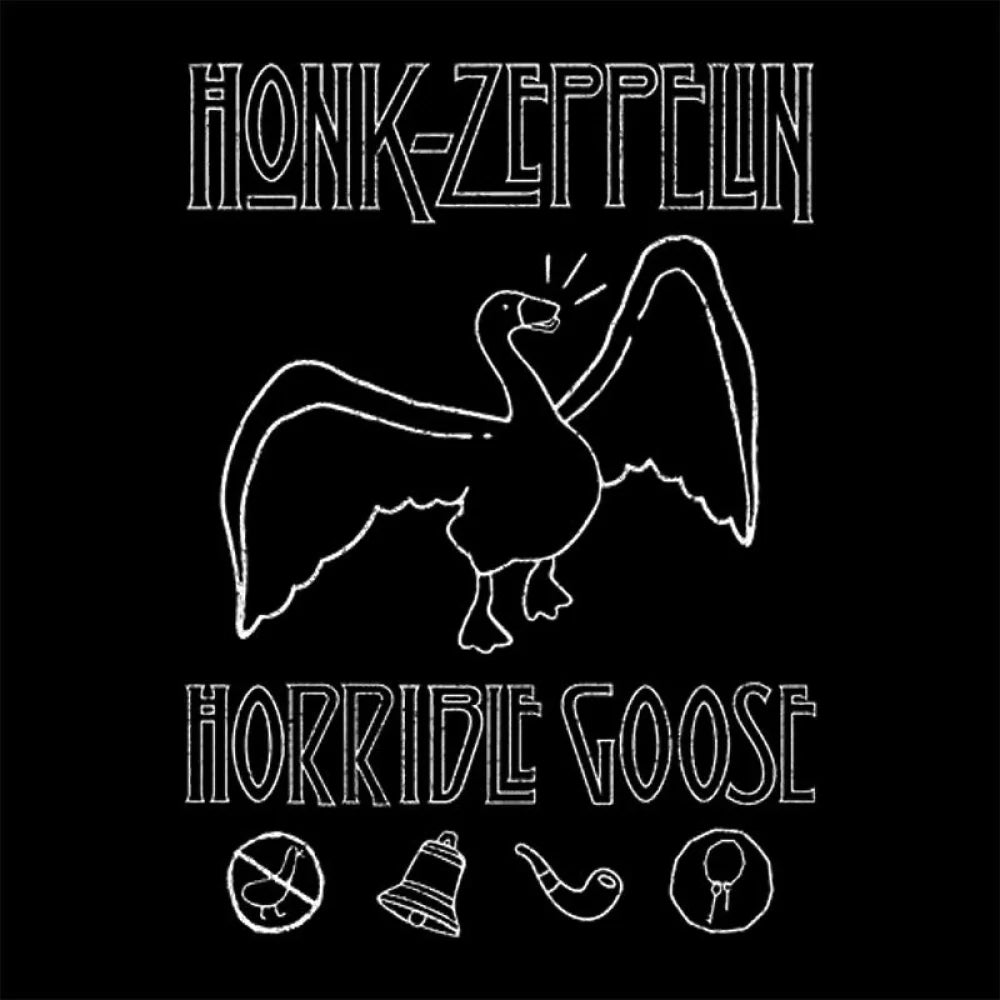 Honk Horrible Goose Nerd T-Shirt