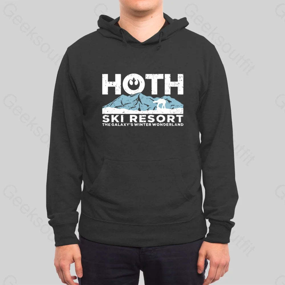 Hoth Ski Resort Hoodie - Geeksoutfit