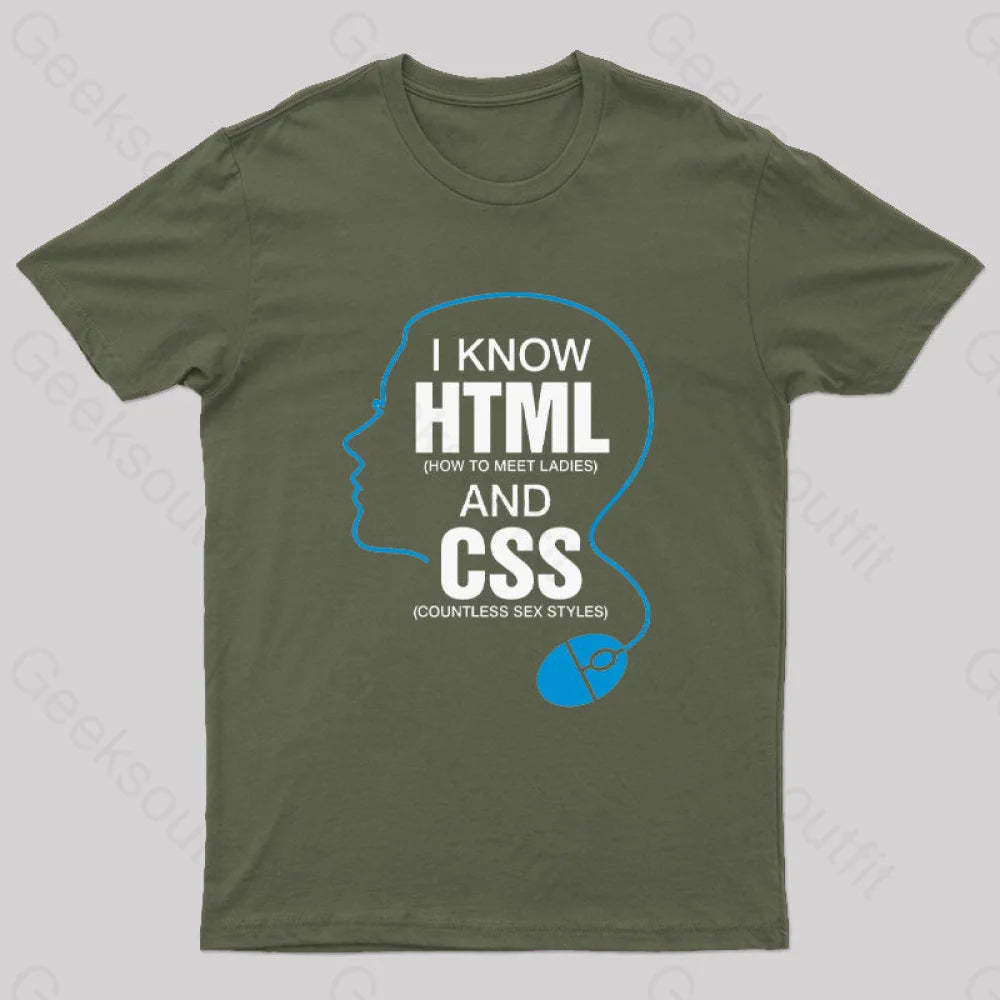 How To Meet Lidies T-Shirt Army Green / S