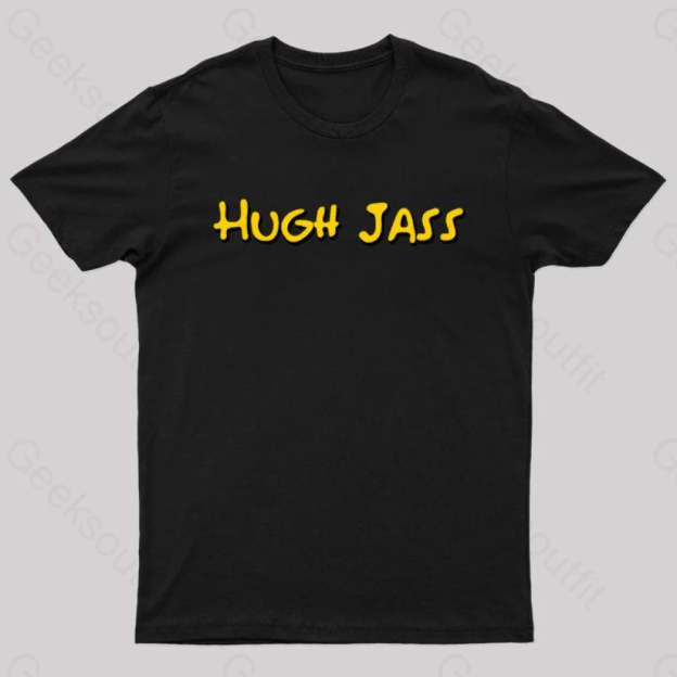 Hugh Jass Nerd T-Shirt Black / S
