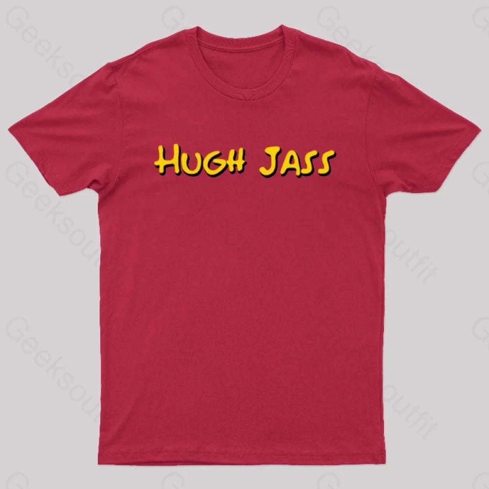 Hugh Jass Nerd T-Shirt Red / S