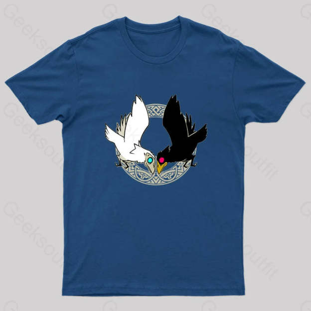 Hugin & Munin Geek T-Shirt Navy / S