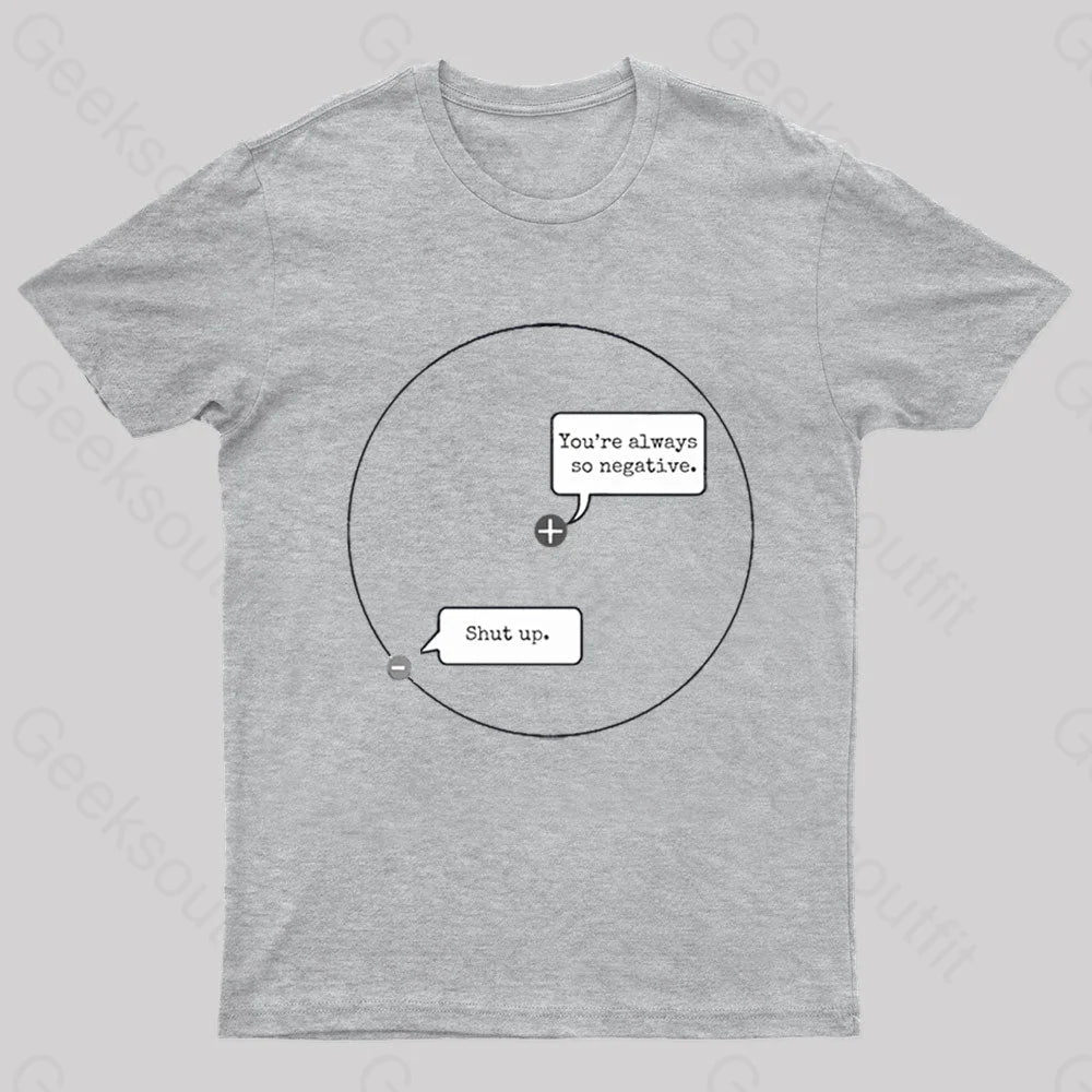 Hydrogen Nerd T-Shirt Grey / S