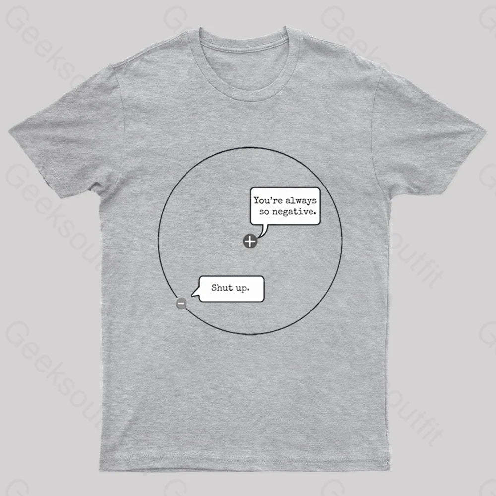 Hydrogen Nerd T-Shirt Grey / S