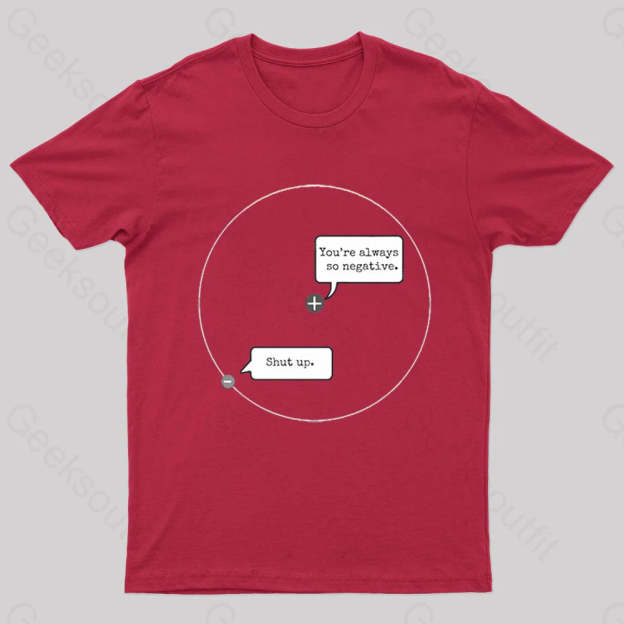 Hydrogen Nerd T-Shirt Red / S