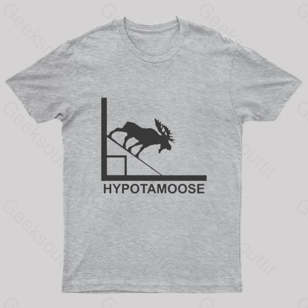 Hypotamoose Pun T-Shirt Grey / S
