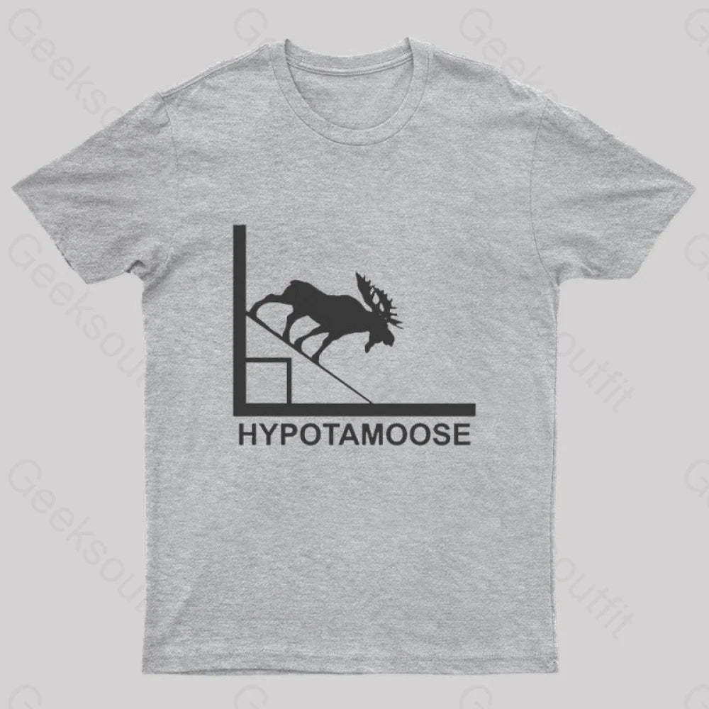 Hypotamoose Pun T-Shirt Grey / S