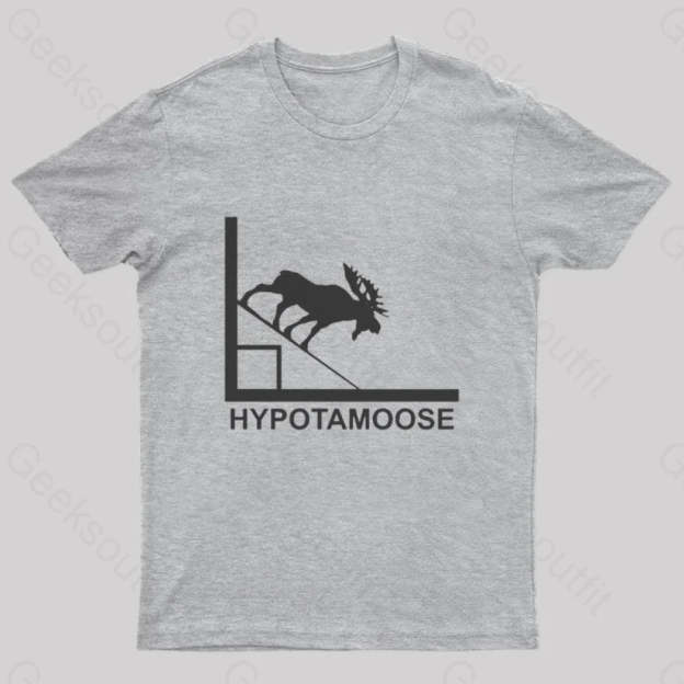 Hypotamoose Pun T-Shirt Grey / S