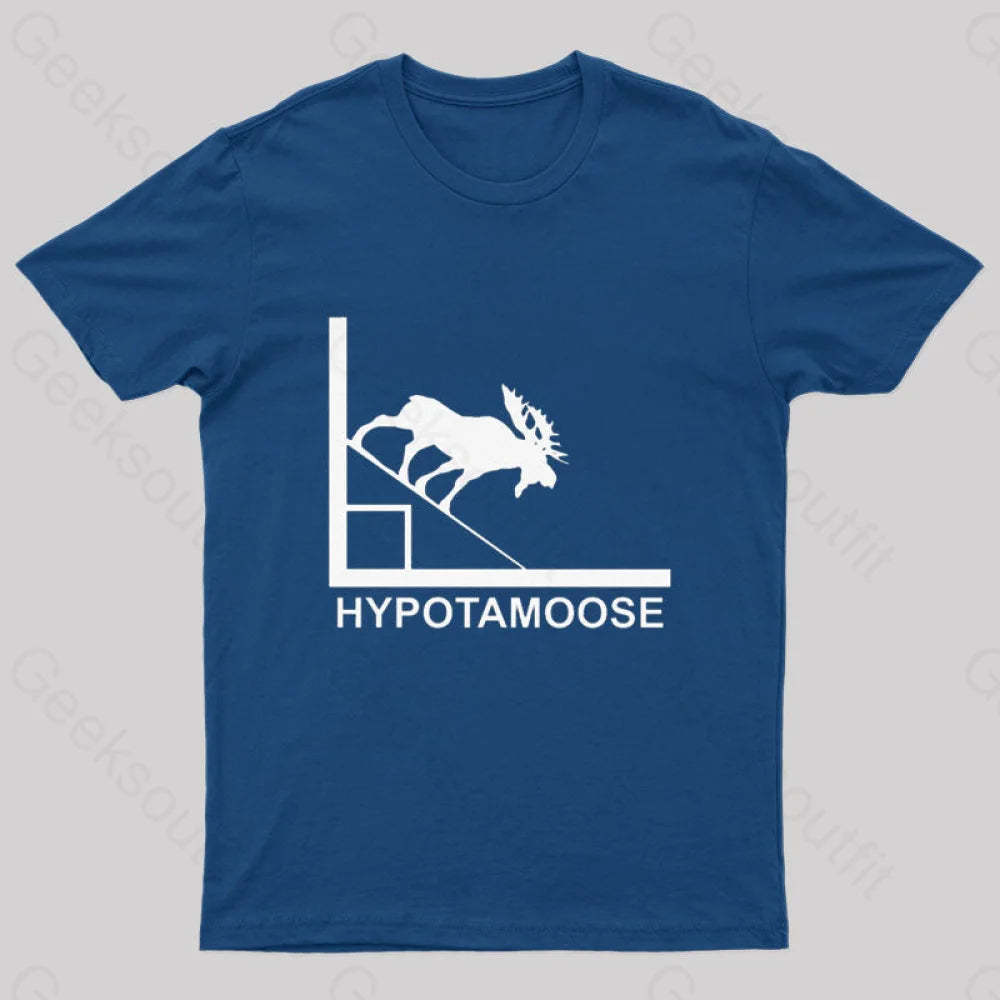 Hypotamoose Pun T-Shirt Navy / S
