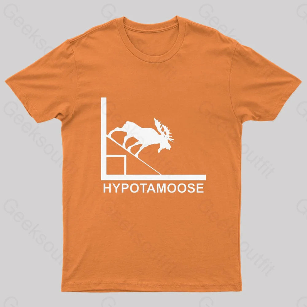 Hypotamoose Pun T-Shirt Orange / S