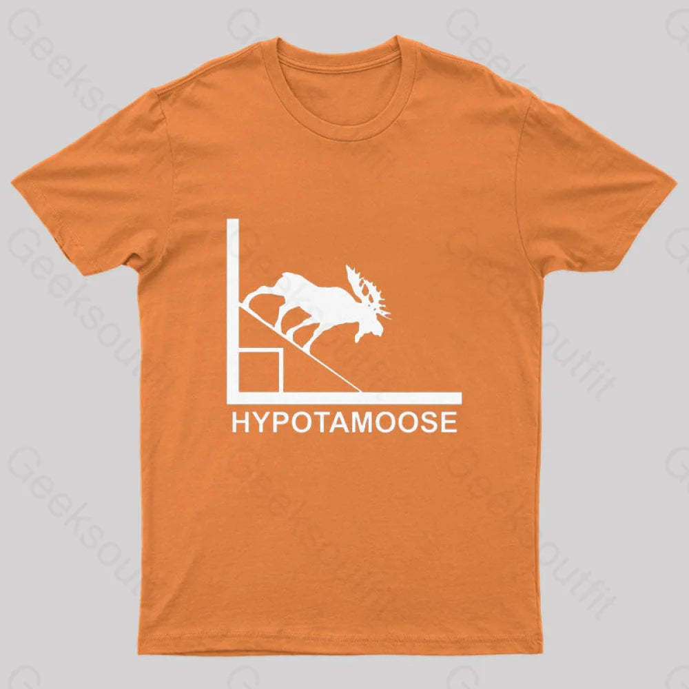 Hypotamoose Pun T-Shirt Orange / S