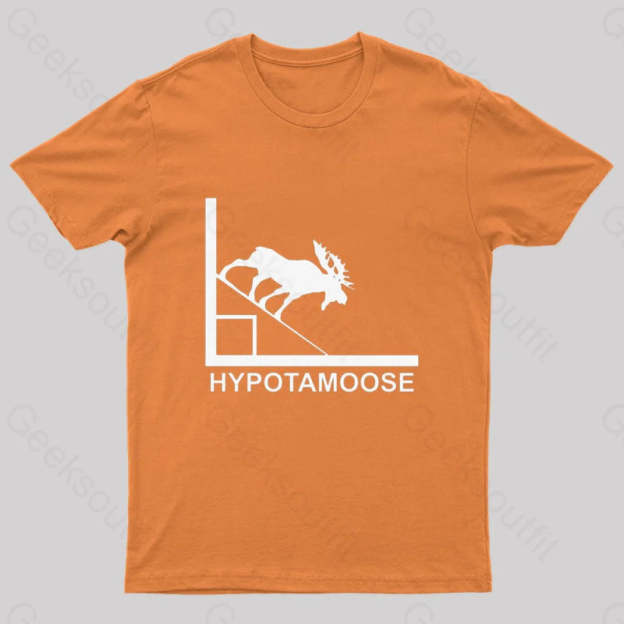 Hypotamoose Pun T-Shirt Orange / S