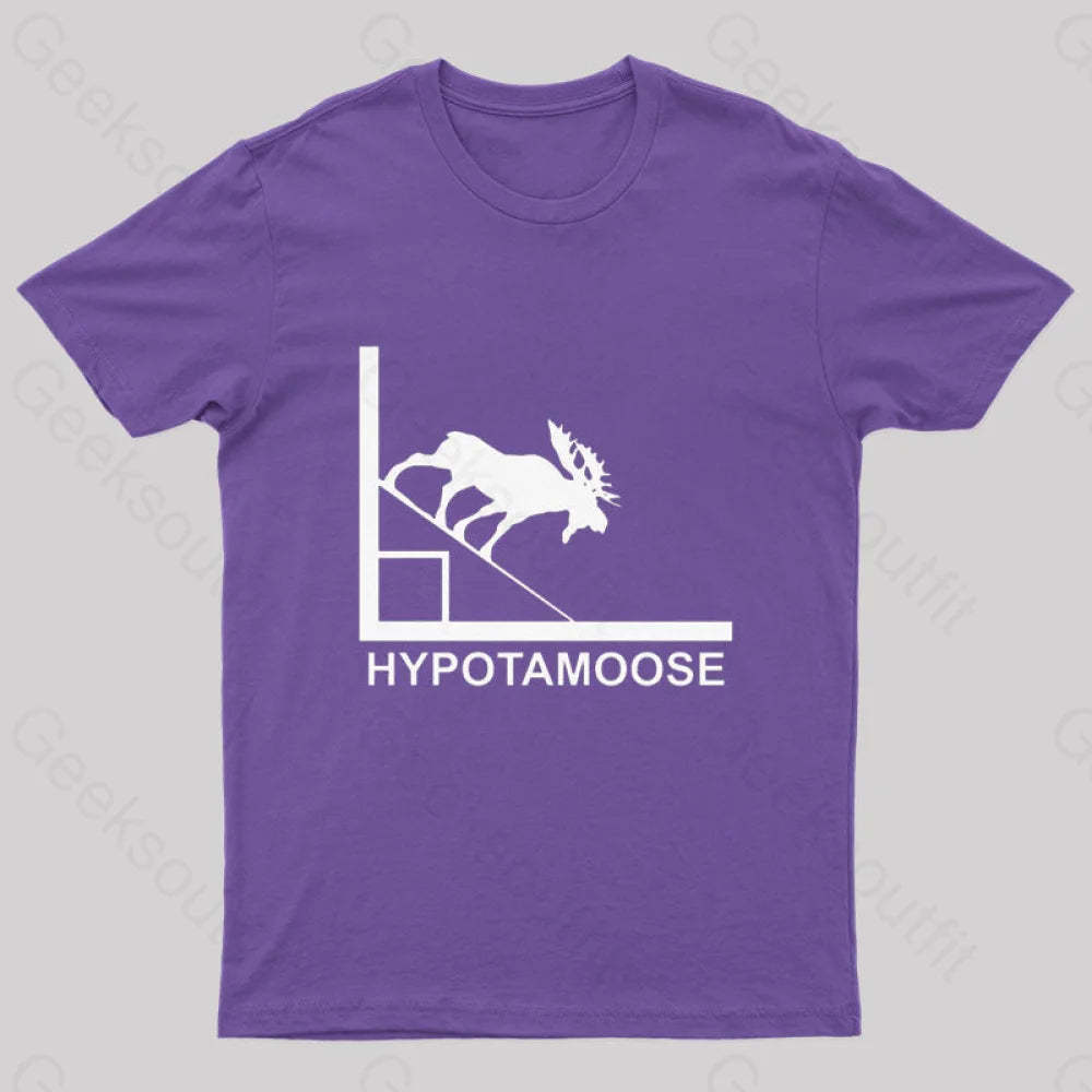 Hypotamoose Pun T-Shirt Purple / S