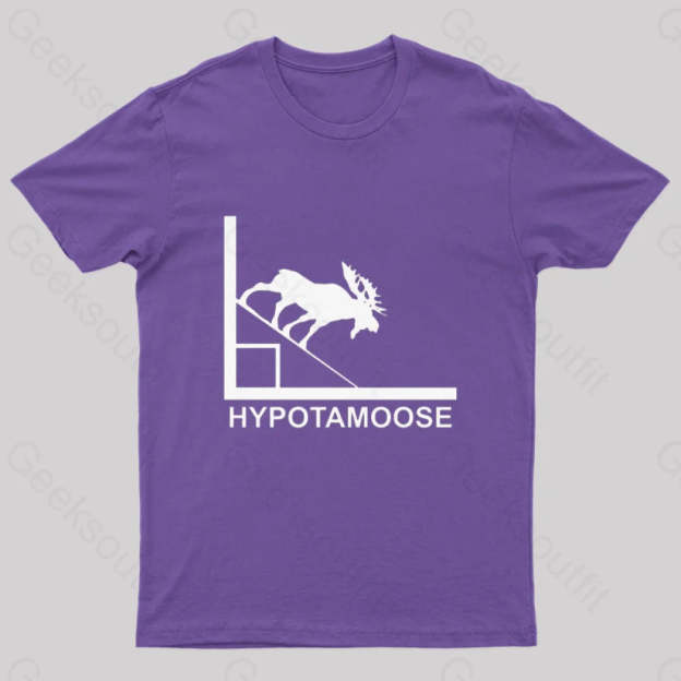 Hypotamoose Pun T-Shirt Purple / S