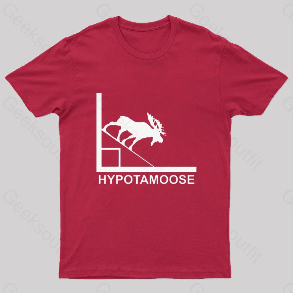 Hypotamoose Pun T-Shirt Red / S