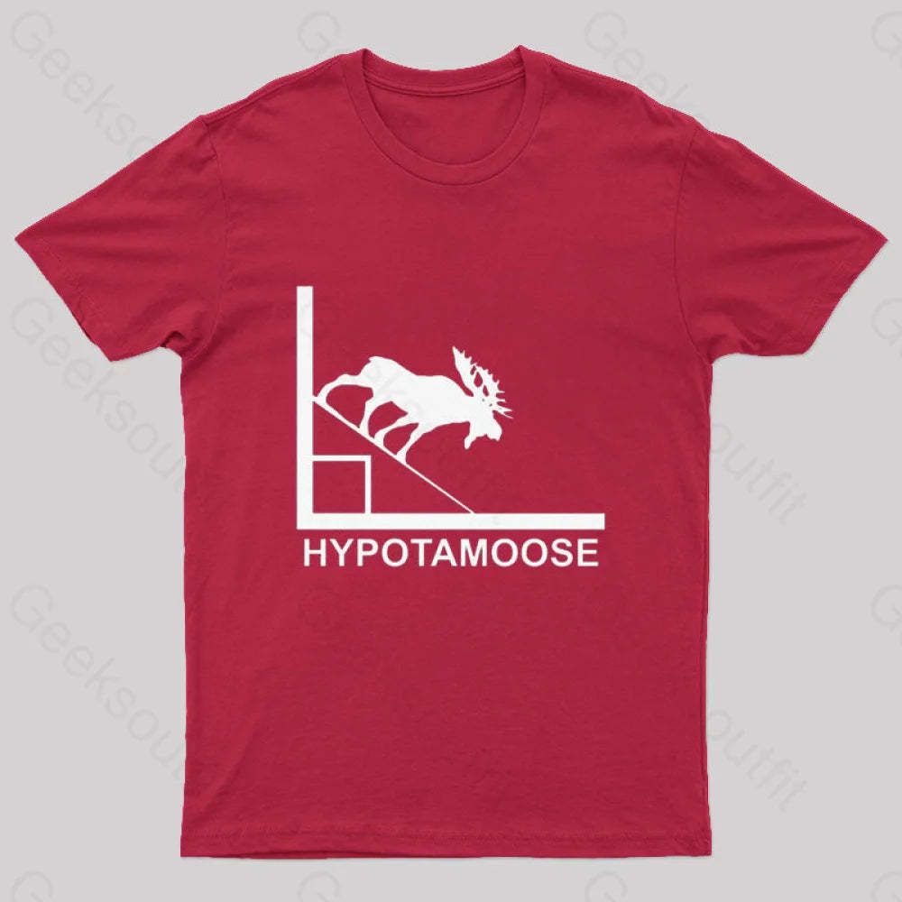 Hypotamoose Pun T-Shirt Red / S