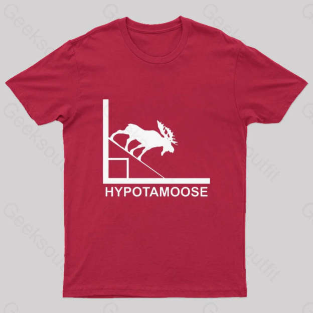 Hypotamoose Pun T-Shirt Red / S