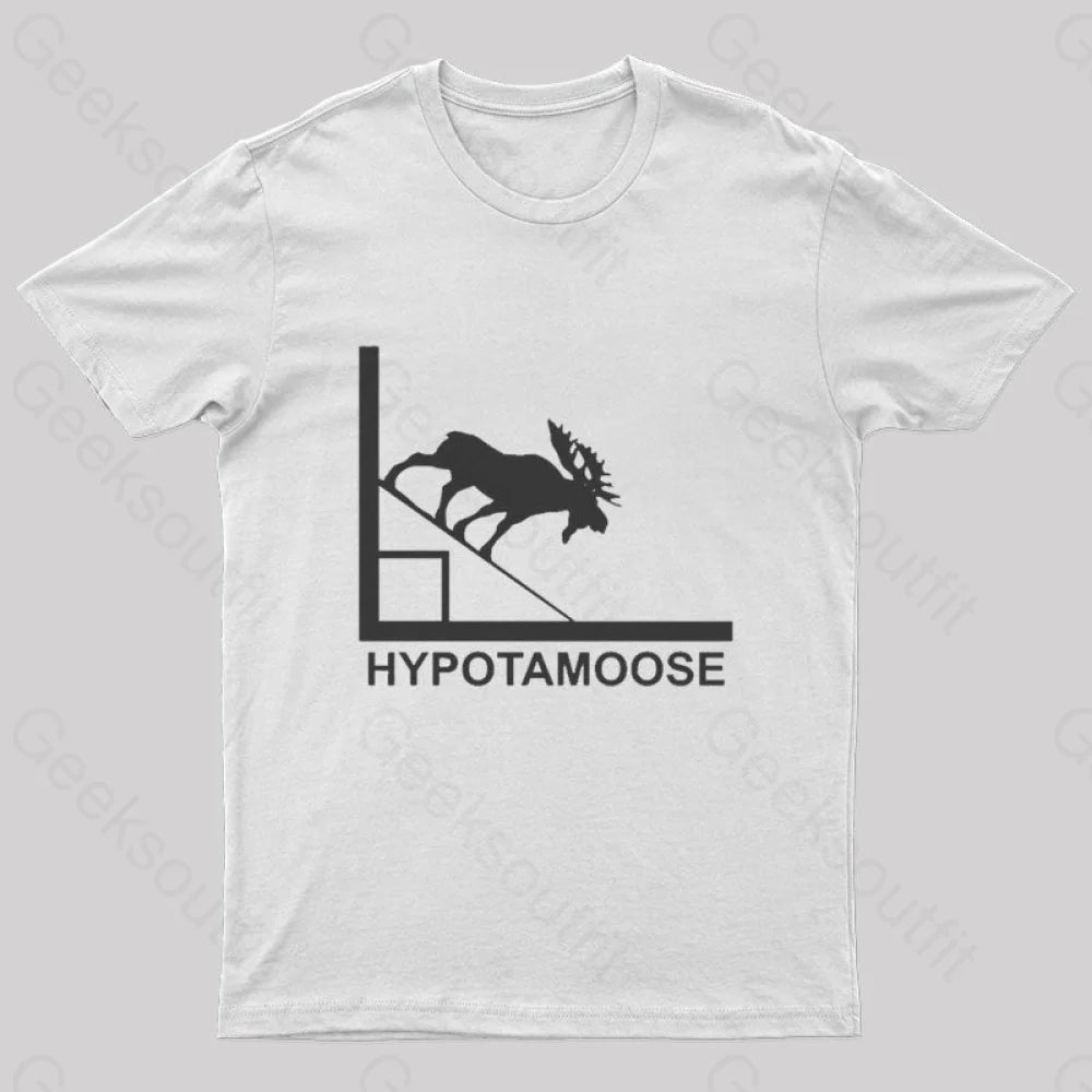Hypotamoose Pun T-Shirt White / S