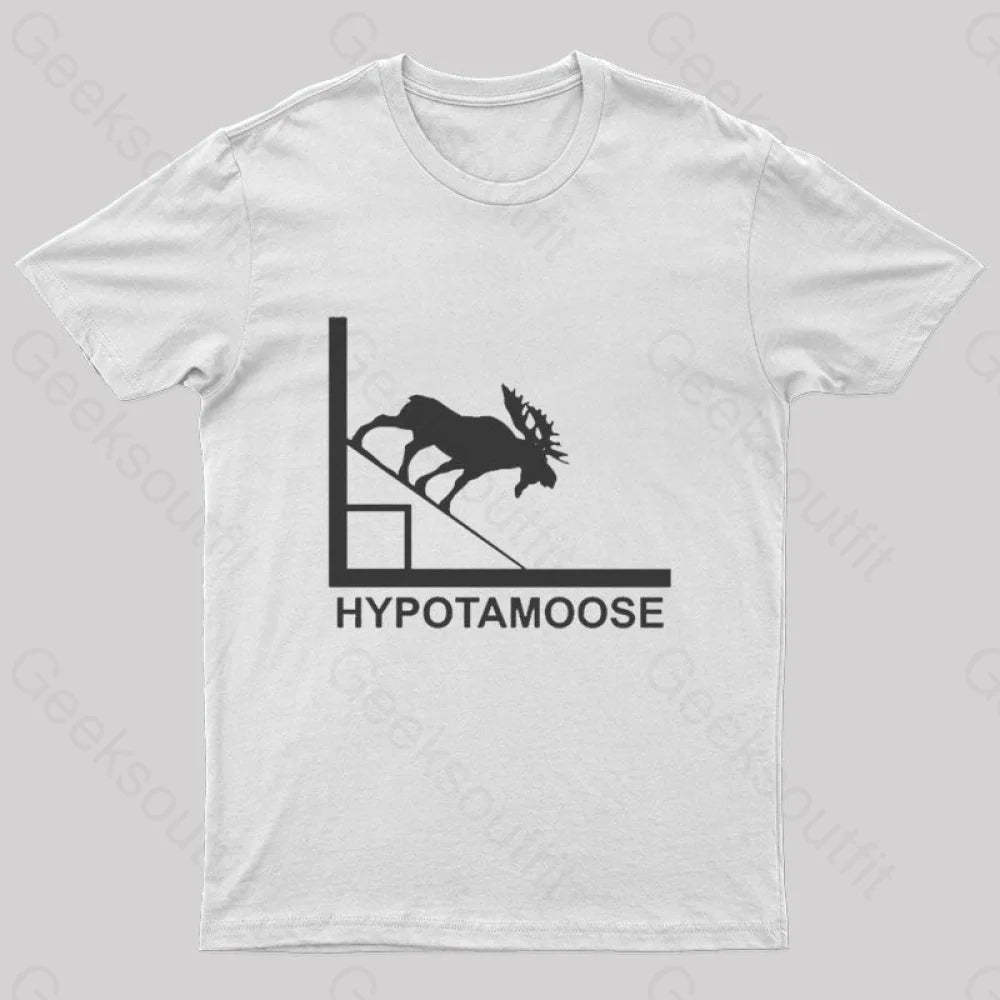 Hypotamoose Pun T-Shirt White / S