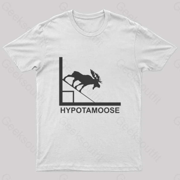 Hypotamoose Pun T-Shirt White / S