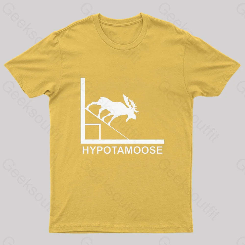 Hypotamoose Pun T-Shirt Yellow / S