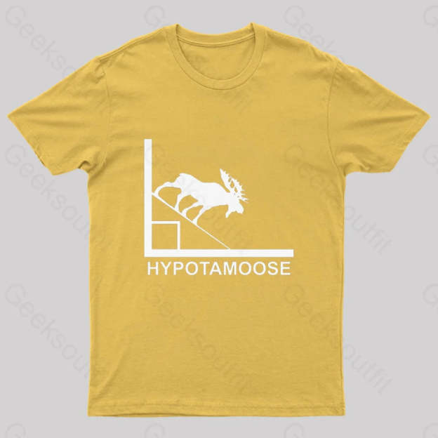 Hypotamoose Pun T-Shirt Yellow / S
