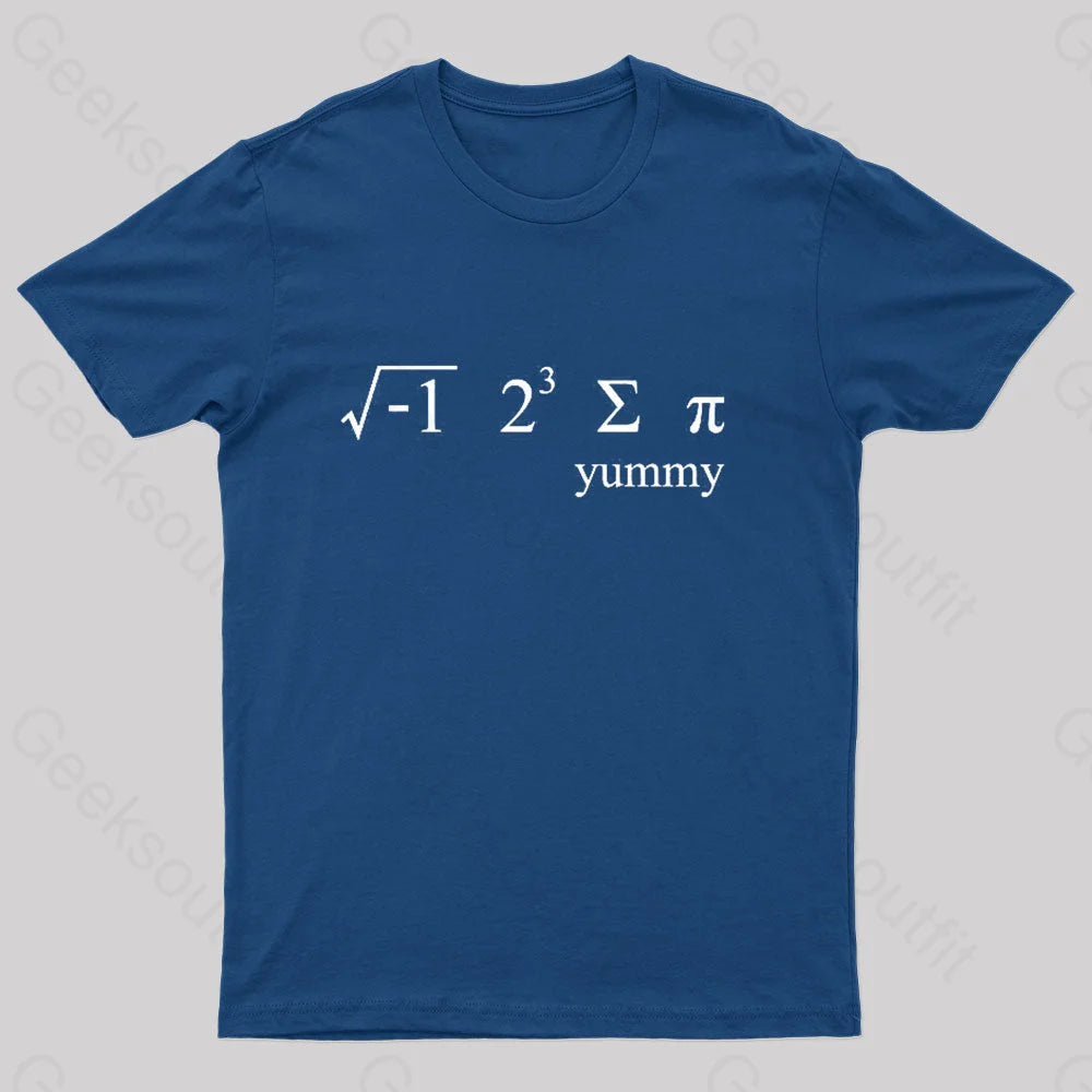 I 8 Sum Pi Geek T-Shirt Navy / S