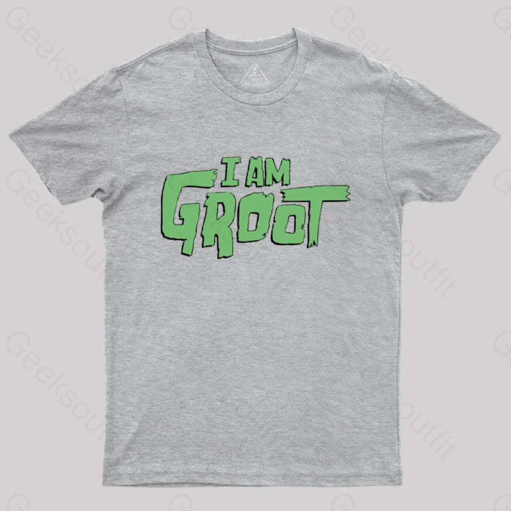 I Am Groot T-Shirt Grey / S