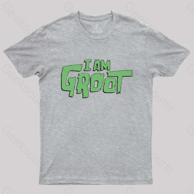 I Am Groot T-Shirt Grey / S