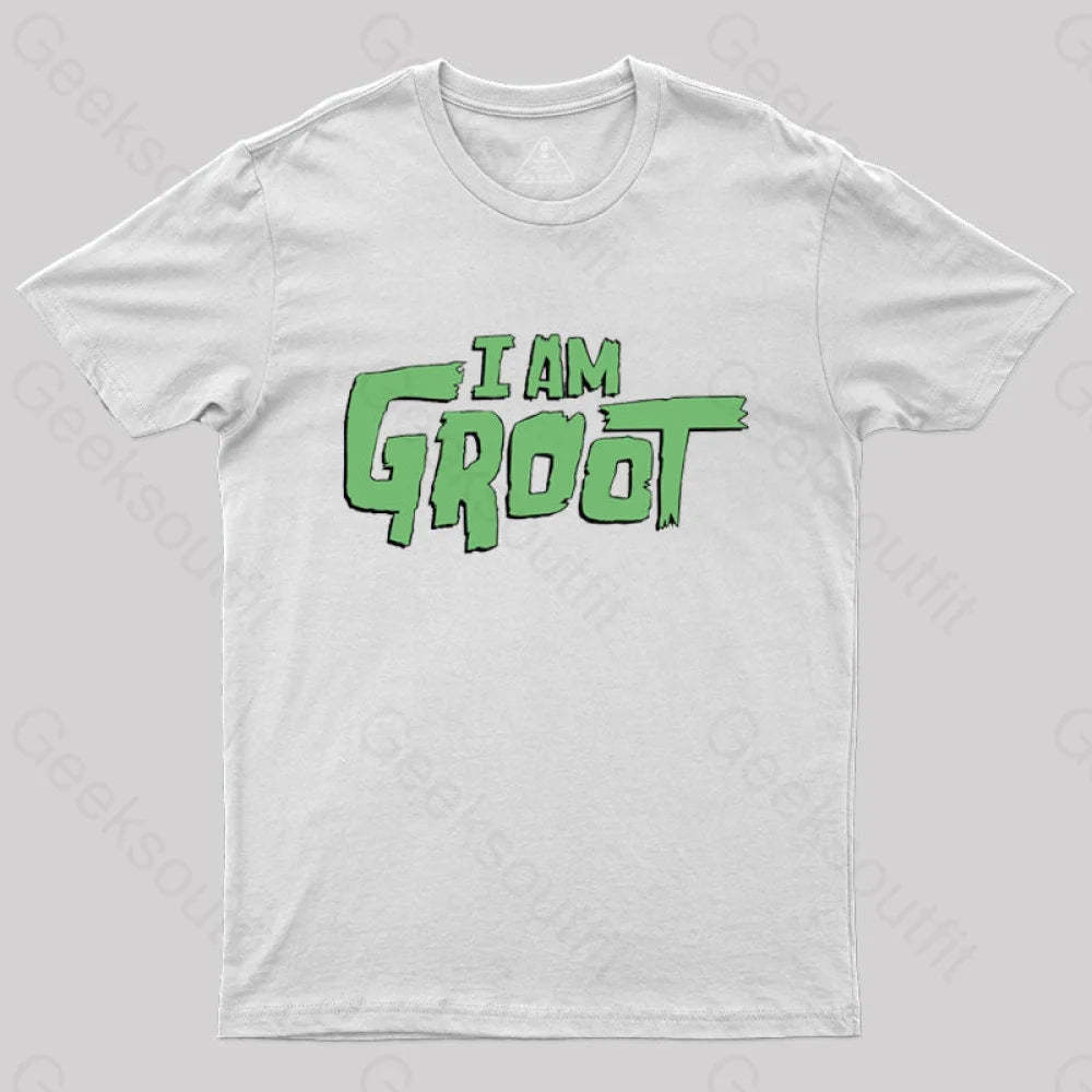 I Am Groot T-Shirt White / S