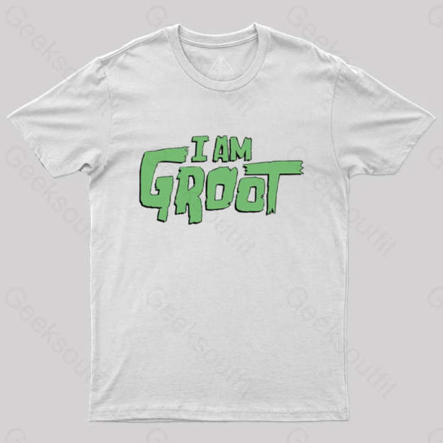 I Am Groot T-Shirt White / S