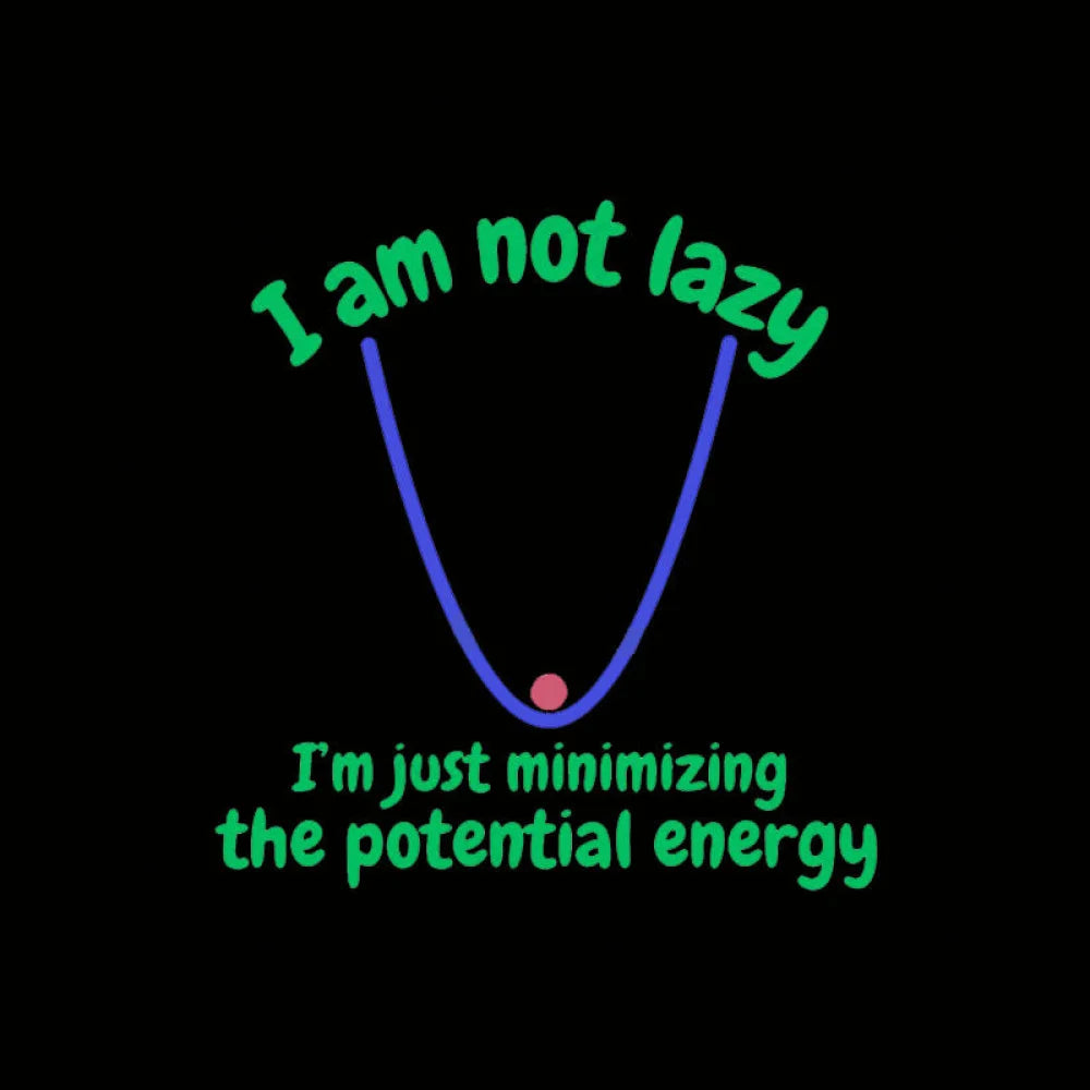 I Am Just Minimizing The Potential Energy Nerd T-Shirt