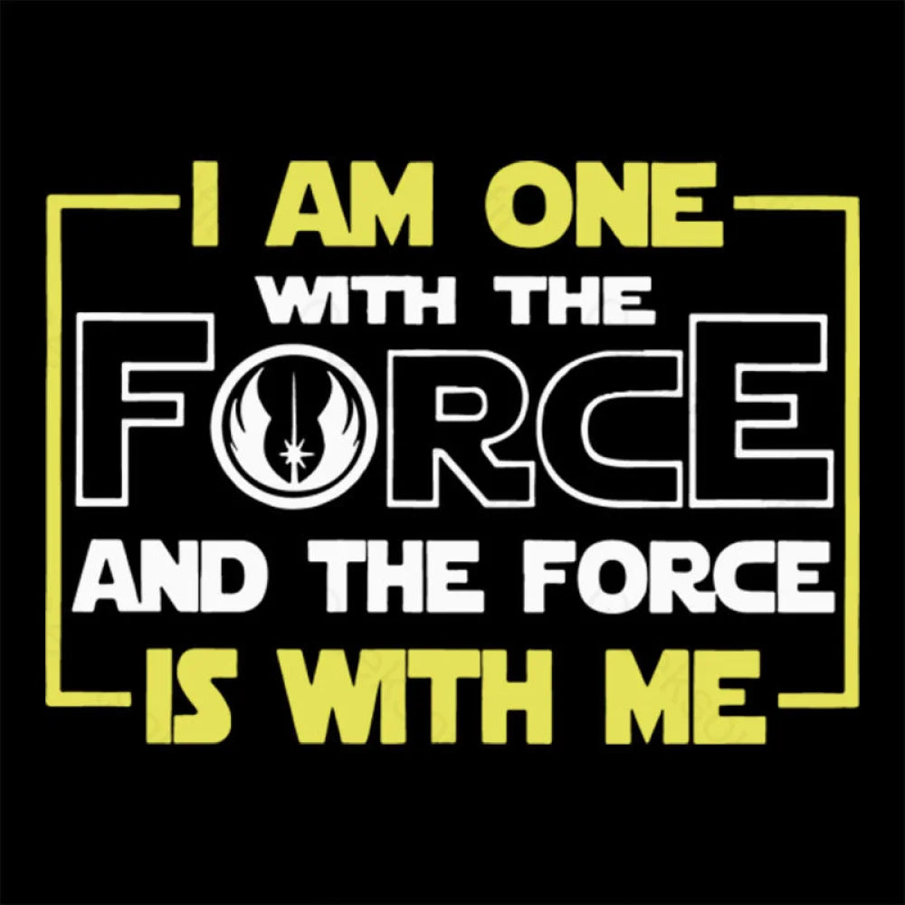 I Am One With The Force Nerd T-Shirt