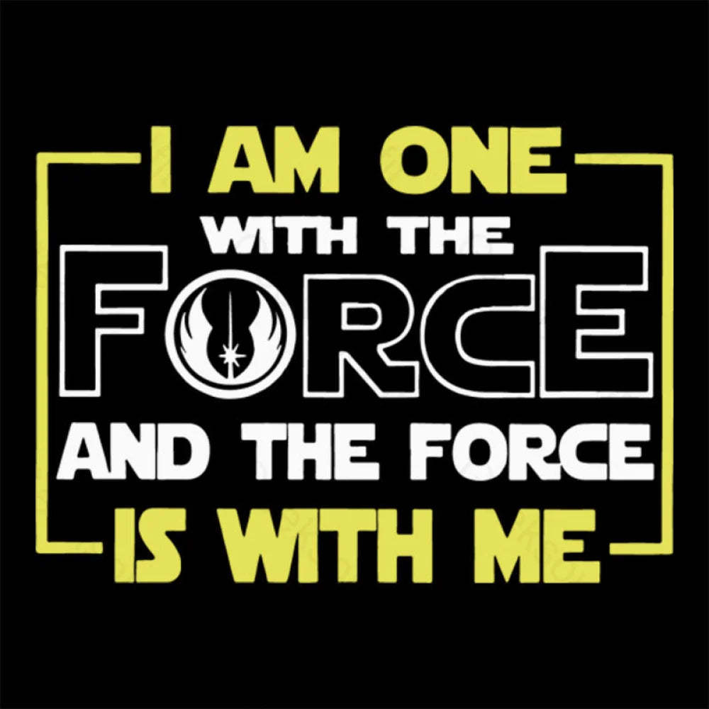 I Am One With The Force Nerd T-Shirt