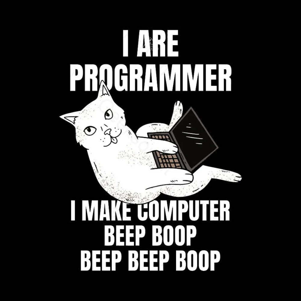 I Are Programmer Computer Cat T-Shirt - Geeksoutfit
