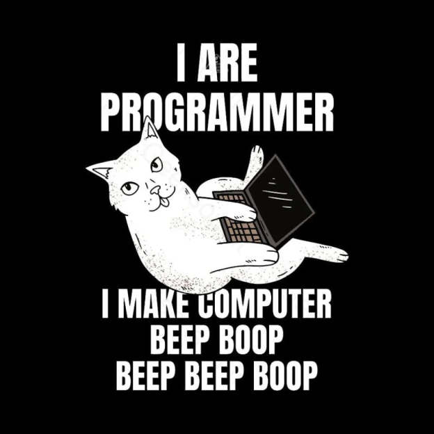 I Are Programmer Computer Cat T-Shirt - Geeksoutfit