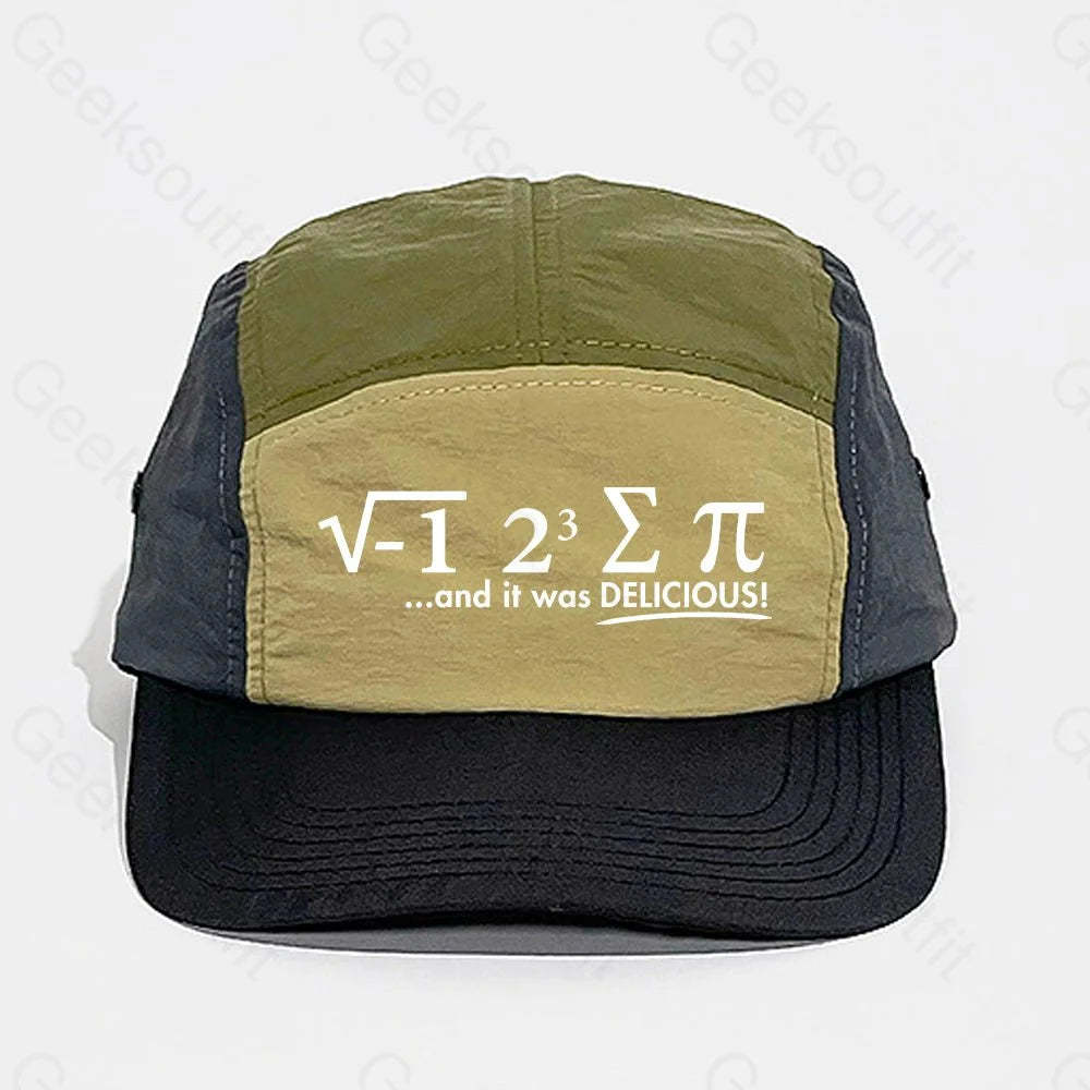 I Ate Some Pi And It Was Delicious Quick-drying Panel Cap - Geeksoutfit