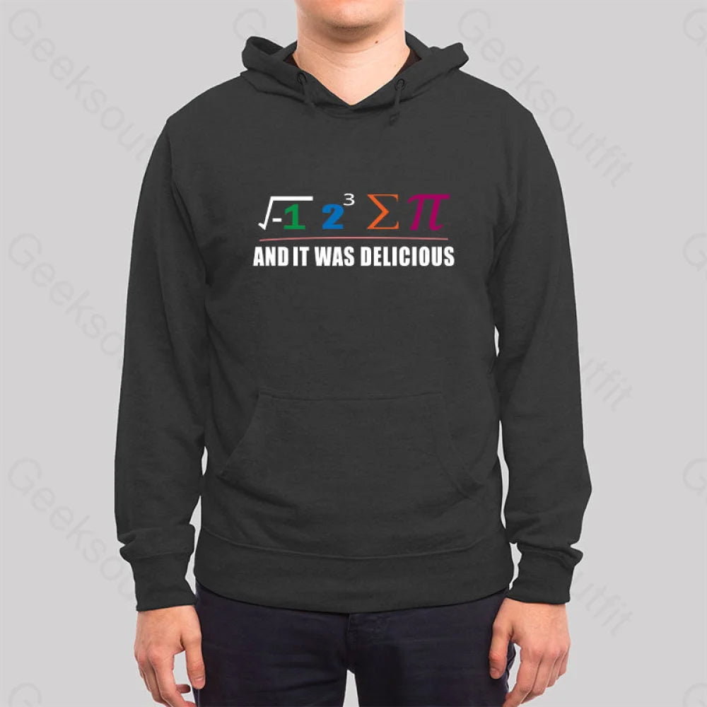 I Ate Some Pie And It Was Delicious Pi Math Classic Hoodie