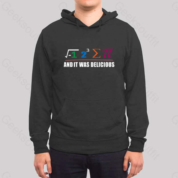 I Ate Some Pie And It Was Delicious Pi Math Classic Hoodie