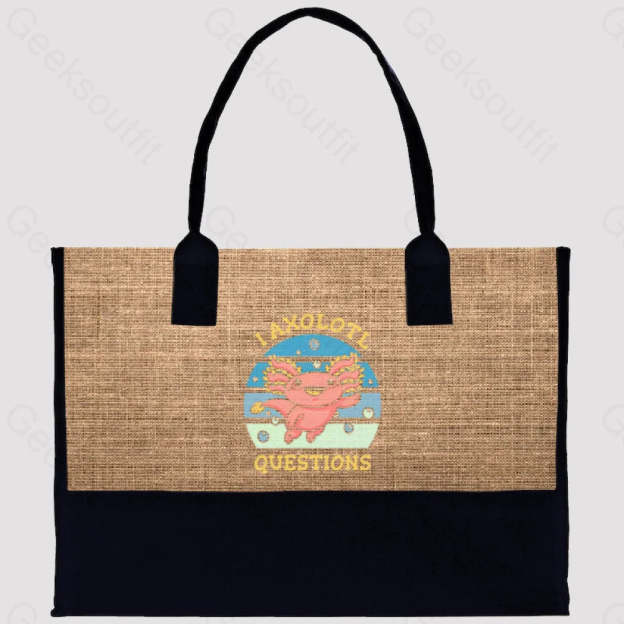 I Axolotl Questions Cotton Tote Bag