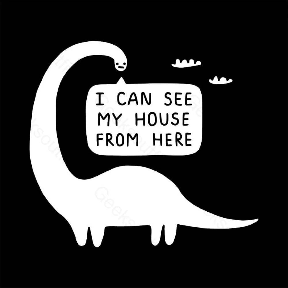 I Can See My House From Here Nerd T-Shirt