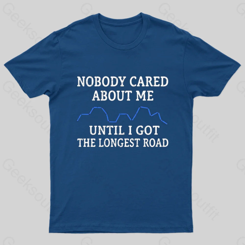 I Got The Longest Road T-Shirt Navy / S
