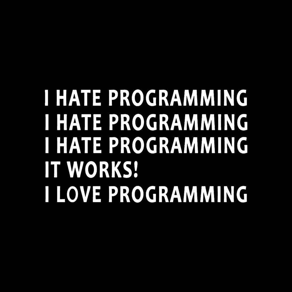I Hate Programming Nerd T-Shirt