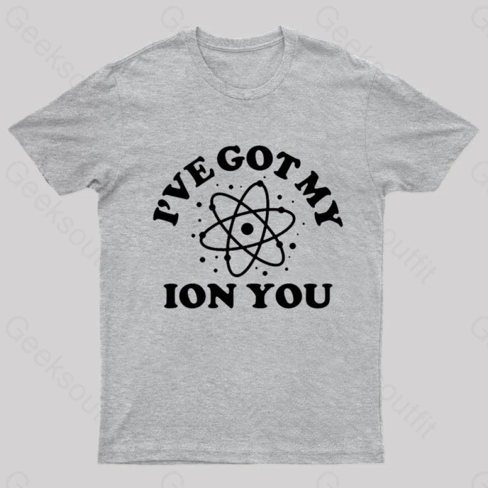 I Have Got My Ion You Nerd T-Shirt Grey / S