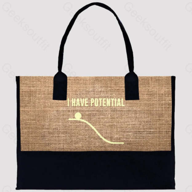 I Have Potential Energy Science Cotton Tote Bag
